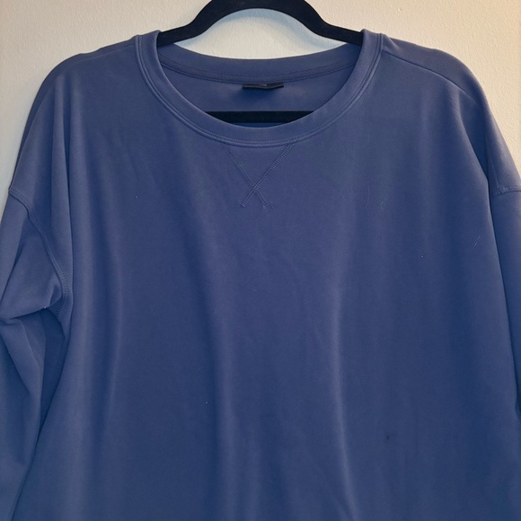 32 Degrees Heat Women’s Blue Long-sleeve Thermal Crewneck Shirt Size L - Picture 2 of 9